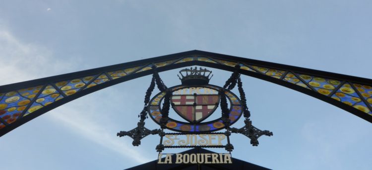 The Boqueria Market in Barcelona
