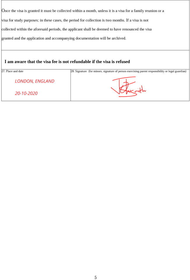 How To Fill In The Application For National Visa Form Spain Go Go Espa a