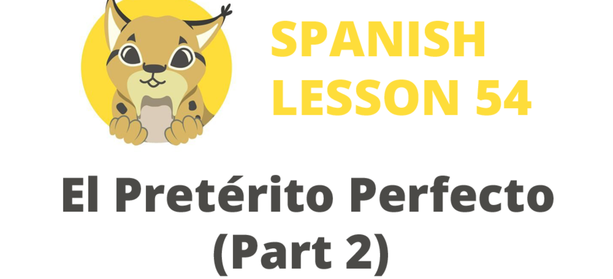 The Spanish Present Perfect