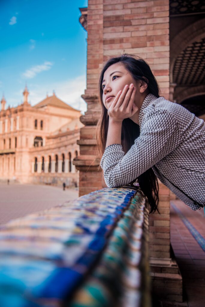 Woman dazing in Seville.