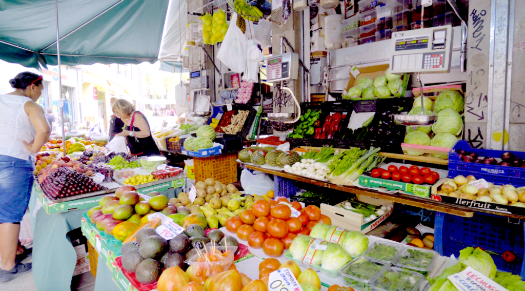 Photo of Food Market in Spain.
