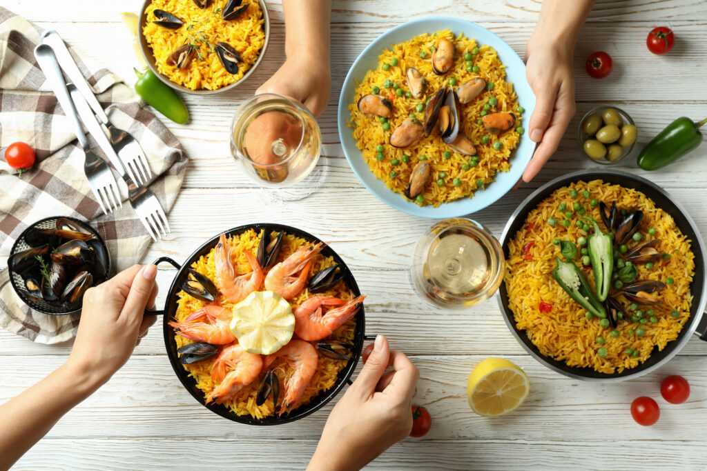 Photo of Spanish Paella.